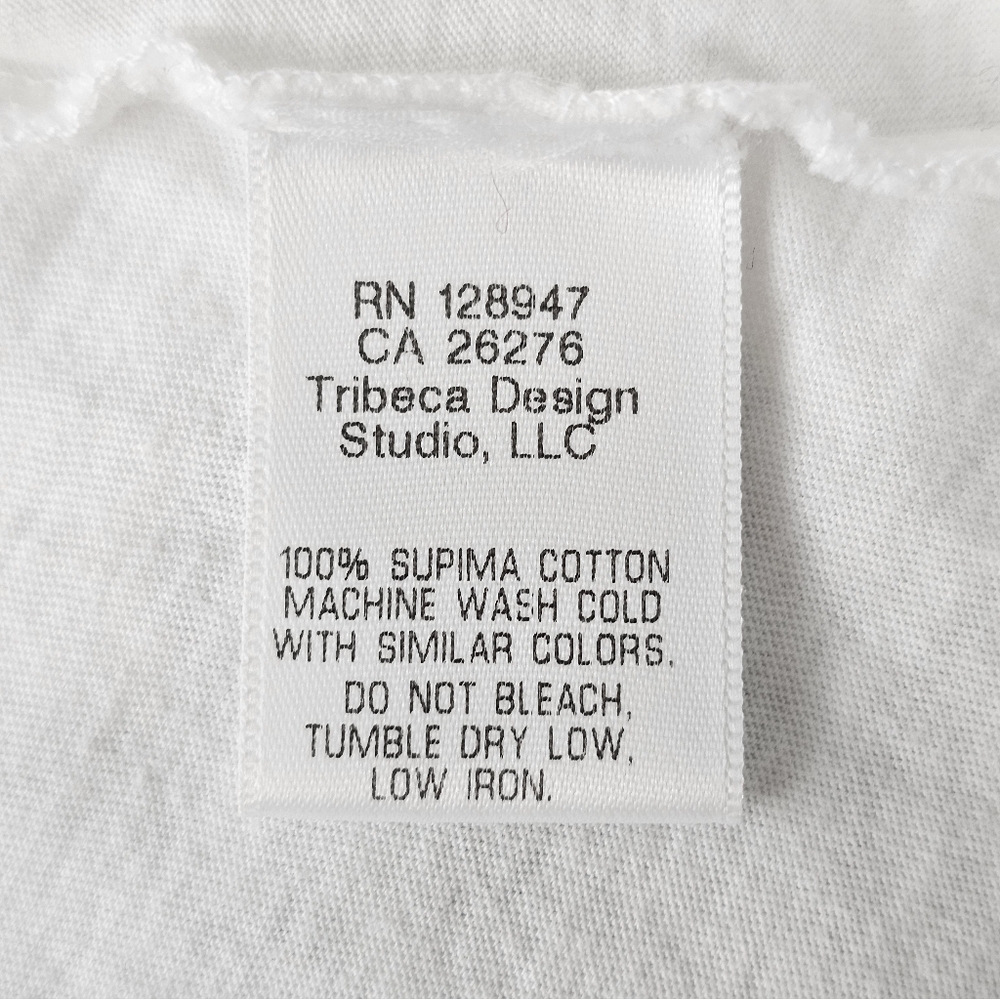Nili Lotan White Short Sleeve Tee Size Medium - Picture 4 of 4